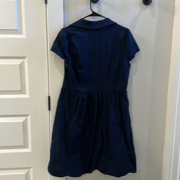 EUC Women’s Dark Navy Torrid Brand Retro Midi Style Dress Size 14 - Picture 9 of 11